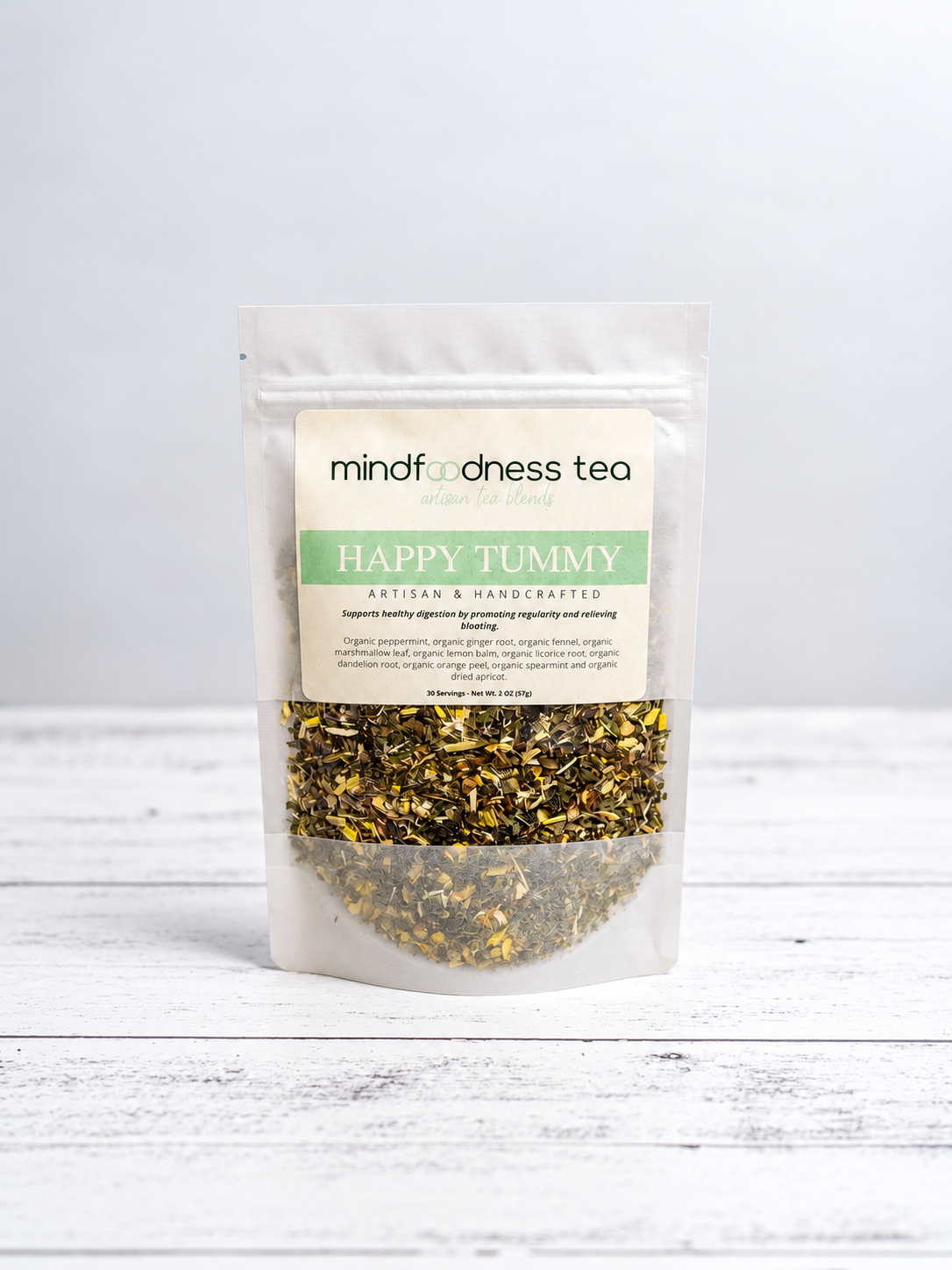 Happy Tummy – Organic Peppermint and Ginger Tea