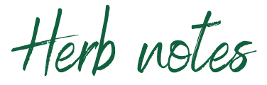 Herb notes